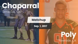 Matchup: Chaparral High vs. Poly  2017
