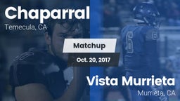 Matchup: Chaparral High vs. Vista Murrieta  2017