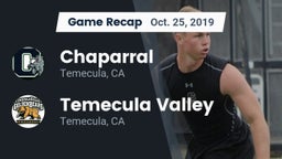 Recap: Chaparral  vs. Temecula Valley  2019
