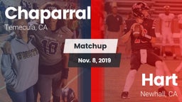 Matchup: Chaparral High vs. Hart  2019