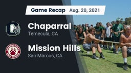 Recap: Chaparral  vs. Mission Hills  2021