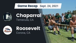 Recap: Chaparral  vs. Roosevelt  2021