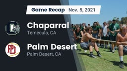 Recap: Chaparral  vs. Palm Desert  2021