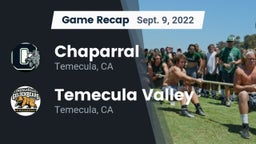 Recap: Chaparral  vs. Temecula Valley  2022