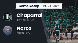Recap: Chaparral  vs. Norco  2022