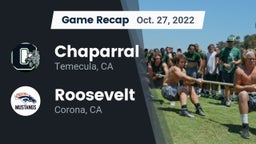 Recap: Chaparral  vs. Roosevelt  2022