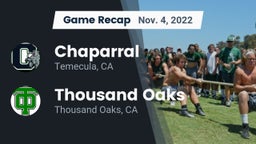 Recap: Chaparral  vs. Thousand Oaks  2022