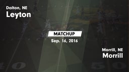 Matchup: Leyton vs. Morrill  2016