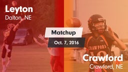 Matchup: Leyton vs. Crawford  2016
