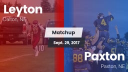 Matchup: Leyton vs. Paxton  2017