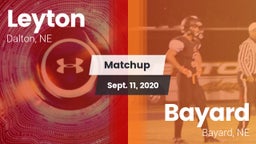 Matchup: Leyton vs. Bayard  2020