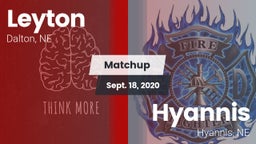 Matchup: Leyton vs. Hyannis  2020