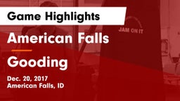 American Falls  vs Gooding  Game Highlights - Dec. 20, 2017