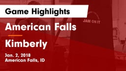 American Falls  vs Kimberly  Game Highlights - Jan. 2, 2018