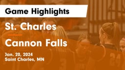 St. Charles  vs Cannon Falls  Game Highlights - Jan. 20, 2024