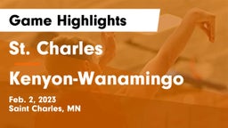 St. Charles  vs Kenyon-Wanamingo  Game Highlights - Feb. 2, 2023