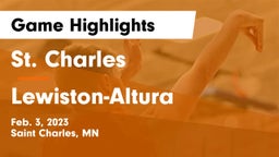 St. Charles  vs Lewiston-Altura  Game Highlights - Feb. 3, 2023