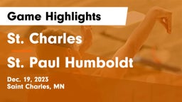 St. Charles  vs St. Paul Humboldt Game Highlights - Dec. 19, 2023