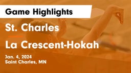St. Charles  vs La Crescent-Hokah  Game Highlights - Jan. 4, 2024