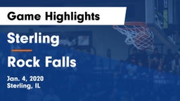 Sterling  vs Rock Falls  Game Highlights - Jan. 4, 2020