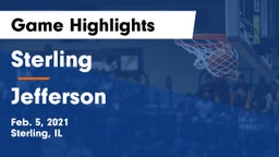 Sterling  vs Jefferson  Game Highlights - Feb. 5, 2021