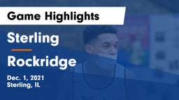 Sterling  vs Rockridge  Game Highlights - Dec. 1, 2021