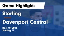 Sterling  vs Davenport Central  Game Highlights - Dec. 18, 2021