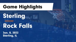 Sterling  vs Rock Falls  Game Highlights - Jan. 8, 2022
