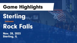 Sterling  vs Rock Falls  Game Highlights - Nov. 28, 2023