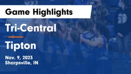 Tri-Central  vs Tipton  Game Highlights - Nov. 9, 2023