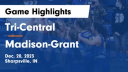 Tri-Central  vs Madison-Grant  Game Highlights - Dec. 20, 2023