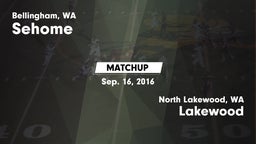 Matchup: Sehome  vs. Lakewood  2016