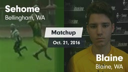 Matchup: Sehome  vs. Blaine  2016