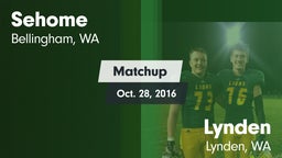 Matchup: Sehome  vs. Lynden  2016