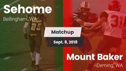 Matchup: Sehome  vs. Mount Baker  2018