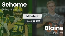 Matchup: Sehome  vs. Blaine  2018