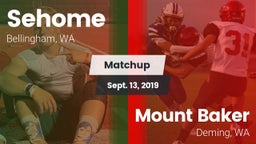 Matchup: Sehome  vs. Mount Baker  2019