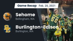 Recap: Sehome  vs. Burlington-Edison  2021