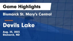 Bismarck St. Mary's Central  vs Devils Lake  Game Highlights - Aug. 25, 2023