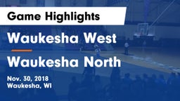 Waukesha West  vs Waukesha North Game Highlights - Nov. 30, 2018