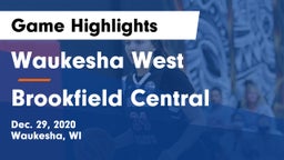 Waukesha West  vs Brookfield Central  Game Highlights - Dec. 29, 2020