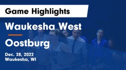 Waukesha West  vs Oostburg  Game Highlights - Dec. 28, 2022
