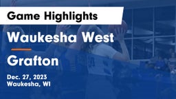Waukesha West  vs Grafton  Game Highlights - Dec. 27, 2023