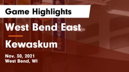 West Bend East  vs Kewaskum  Game Highlights - Nov. 30, 2021