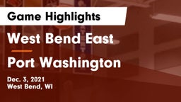 West Bend East  vs Port Washington  Game Highlights - Dec. 3, 2021