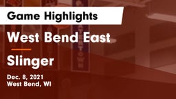 West Bend East  vs Slinger  Game Highlights - Dec. 8, 2021