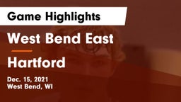 West Bend East  vs Hartford  Game Highlights - Dec. 15, 2021