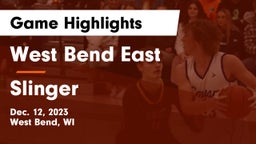 West Bend East  vs Slinger  Game Highlights - Dec. 12, 2023