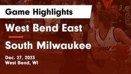 West Bend East  vs South Milwaukee  Game Highlights - Dec. 27, 2023