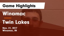Winamac  vs Twin Lakes  Game Highlights - Nov. 21, 2017